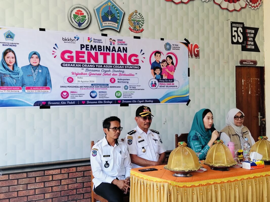 Ketua TP PKK Bantaeng Buka GENTING, Perkuat Gerakan Cegah Stunting Ketua TP PKK Bantaeng Buka GENTING, Perkuat Gerakan Cegah Stunting