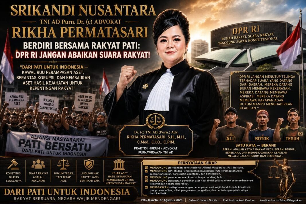 KAWAL RUU PERAMPASAN ASET, BERANTAS KORUPSI, DAN KEMBALIKAN ASET HASIL KEJAHATAN KAWAL RUU PERAMPASAN ASET, BERANTAS KORUPSI, DAN KEMBALIKAN ASET HASIL KEJAHATAN