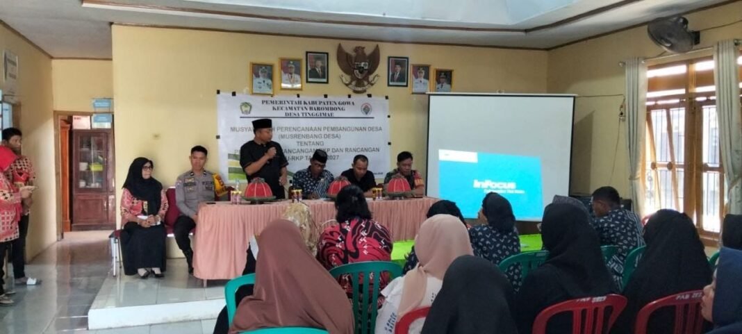 Musrembang Desa Tinggimae: Sinergi Unsur Masyarakat Susun Rencana Kerja Pemerintah Desa Tahun 2027 Musrembang Desa Tinggimae: Sinergi Unsur Masyarakat Susun Rencana Kerja Pemerintah Desa Tahun 2027