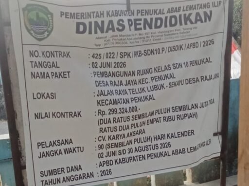 Diduga SD.10penukal pembangun asal jadi Diduga SD.10penukal pembangun asal jadi