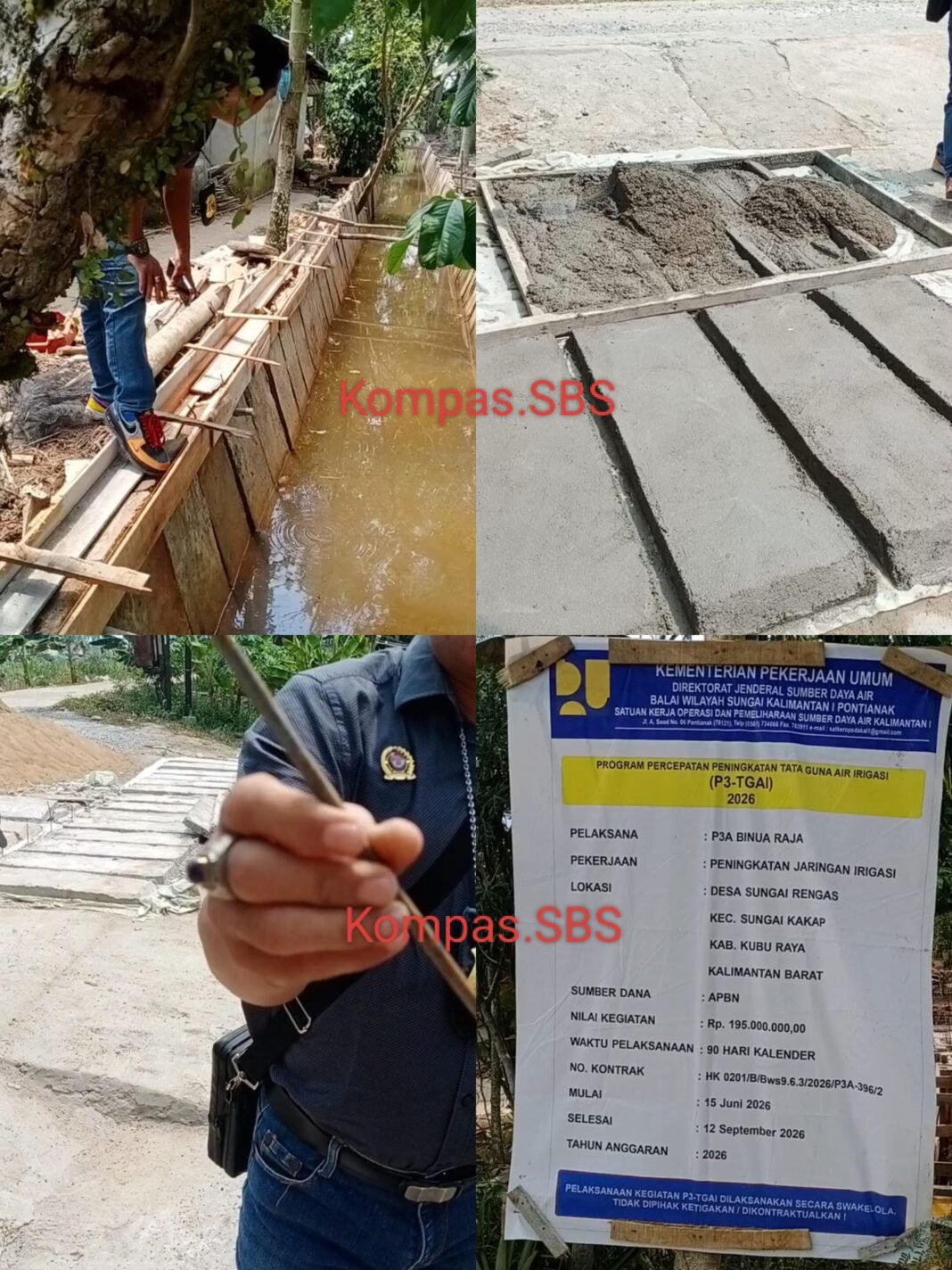 Aspirasi DPR-RI P3-TGAI Sungai Rengas Disorot, Mutu Pekerjaan Diduga Tak Sesuai Spesifikasi Aspirasi DPR-RI P3-TGAI Sungai Rengas Disorot, Mutu Pekerjaan Diduga Tak Sesuai Spesifikasi