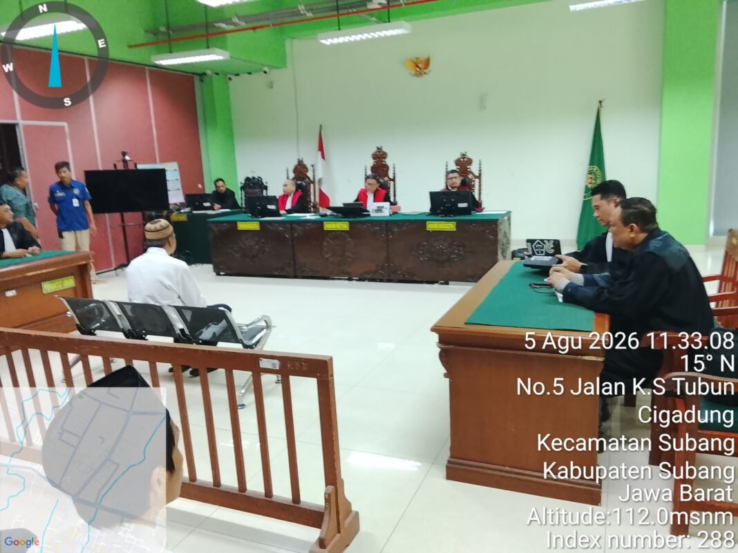 Aktivis Sohandi Perkirakan Penuhi Ruang Sidang Jurnalis Triberita Com Muhammad Harun di PN Subang Aktivis Sohandi Perkirakan Penuhi Ruang Sidang Jurnalis Triberita Com Muhammad Harun di PN Subang