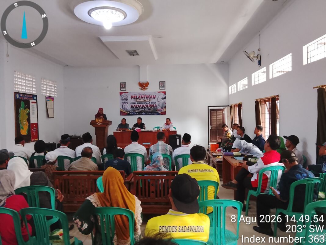 Panitia Pilkades serentak, Desa Sadawarna Resmi Dilantik Panitia Pilkades serentak, Desa Sadawarna Resmi Dilantik