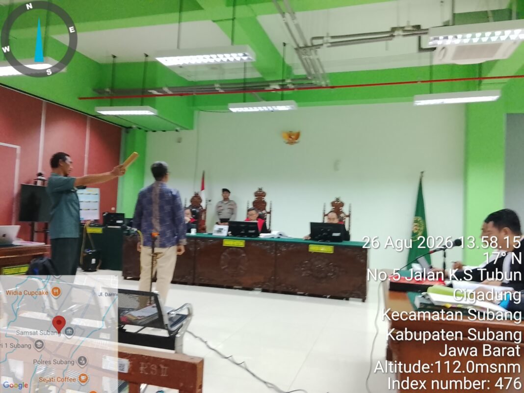 Dakwaan JPU Dinilai Cacat Hukum,Kasus Jurnalis Triberita Com Muhammad Harun di PN Subang Terancam Gugur Dakwaan JPU Dinilai Cacat Hukum,Kasus Jurnalis Triberita Com Muhammad Harun di PN Subang Terancam Gugur