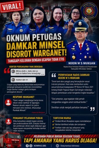 Oknum Petugas Damkar Minsel Disorot Warganet, Respons Keluhan Warga Dinilai Tidak Etis Oknum Petugas Damkar Minsel Disorot Warganet, Respons Keluhan Warga Dinilai Tidak Etis