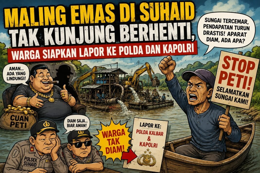 Maling Emas di Suhaid Tak Kunjung Berhenti, Warga Siapkan Lapor ke Polda dan Kapolri Maling Emas di Suhaid Tak Kunjung Berhenti, Warga Siapkan Lapor ke Polda dan Kapolri