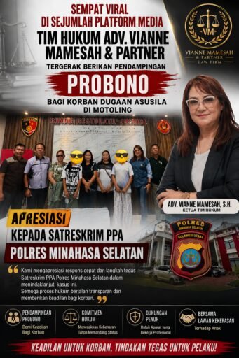 Viral di Sejumlah Platform Media, Tim Hukum Tergerak Berikan Pendampingan Pro Bono bagi Korban Dugaan Asusila Viral di Sejumlah Platform Media, Tim Hukum Tergerak Berikan Pendampingan Pro Bono bagi Korban Dugaan Asusila