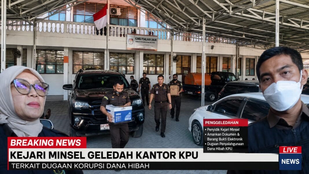 Kejari Minsel Geledah Kantor KPU Terkait Dugaan Korupsi Dana Hibah Kejari Minsel Geledah Kantor KPU Terkait Dugaan Korupsi Dana Hibah