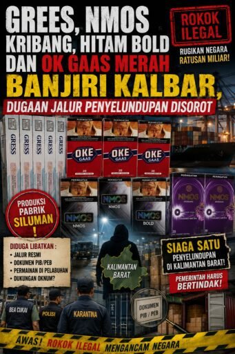 Maraknya Rokok Tanpa Cukai Diduga Rugikan Negara, Peredaran di Kalbar Jadi Sorotan Publik Maraknya Rokok Tanpa Cukai Diduga Rugikan Negara, Peredaran di Kalbar Jadi Sorotan Publik