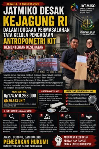 Jatmiko Desak Kejagung Dalami Dugaan Masalah Tata Kelola Pengadaan Antropometri Kit Kemenkes Jatmiko Desak Kejagung Dalami Dugaan Masalah Tata Kelola Pengadaan Antropometri Kit Kemenkes