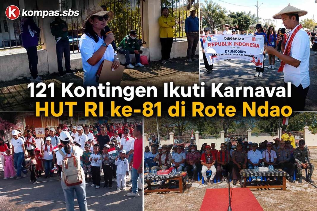 Karnaval Budaya dan Pembangunan Meriahkan HUT RI ke-81 di Rote Ndao Karnaval Budaya dan Pembangunan Meriahkan HUT RI ke-81 di Rote Ndao