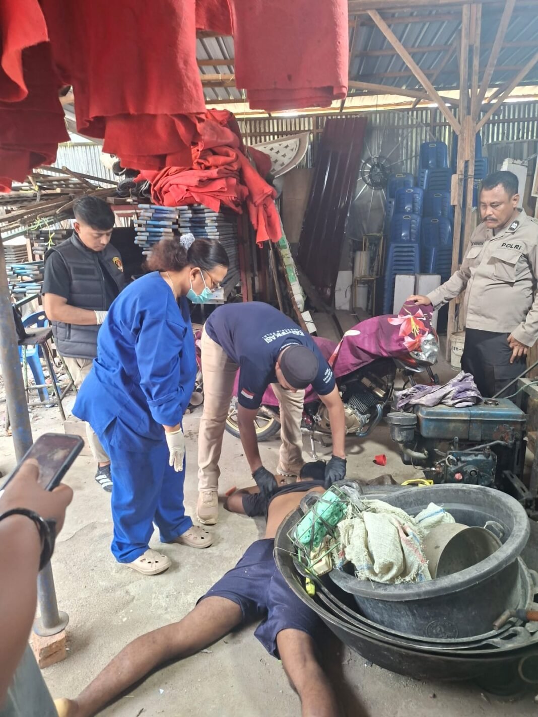 Respon Sigap Polsek Bandar Huluan Dampingi Tim INAFIS Polres Simalungun Respon Sigap Polsek Bandar Huluan Dampingi Tim INAFIS Polres Simalungun