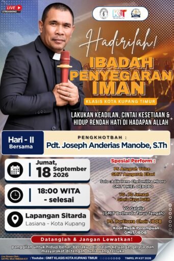 Klasis Kota Kupang Timur Gelar Ibadah Penyegaran Iman Hari Kedua di Lapangan Sitarda Klasis Kota Kupang Timur Gelar Ibadah Penyegaran Iman Hari Kedua di Lapangan Sitarda