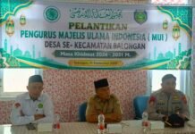 MUI Desa se-Kecamatan Balongan Resmi Dilantik, Siap Perkuat Peran Keumatan