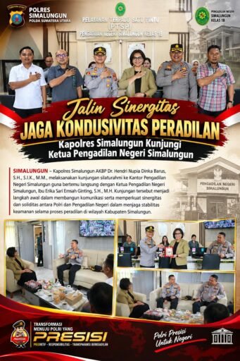 Jalin Sinergitas Kondusivitas Peradilan : Kapolres Simalungun Kunjungi Pengadilan Negeri Simalungun Jalin Sinergitas Kondusivitas Peradilan : Kapolres Simalungun Kunjungi Pengadilan Negeri Simalungun