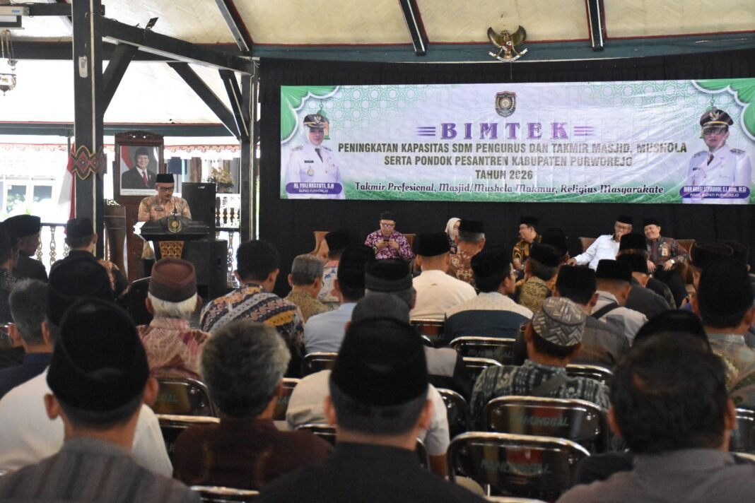 Tingkatkan Profesionalisme, Pemkab Purworejo Gelar Bimtek SDM Pengurus Dan Takmir Masjid Musholla Dan Ponpes Tingkatkan Profesionalisme, Pemkab Purworejo Gelar Bimtek SDM Pengurus Dan Takmir Masjid Musholla Dan Ponpes