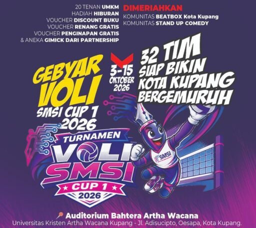 Saksikan Turnamen Voli SMSI Cup 2026, Raih Berbagai Doorprize Menarik Saksikan Turnamen Voli SMSI Cup 2026, Raih Berbagai Doorprize Menarik