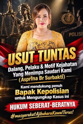 Media Khusus GBKP dan Anak Kuta Ajibuhara Dukung Penuh “Usut Tuntas” Kasus Kematian Asprina Br Surbakti Media Khusus GBKP dan Anak Kuta Ajibuhara Dukung Penuh “Usut Tuntas” Kasus Kematian Asprina Br Surbakti
