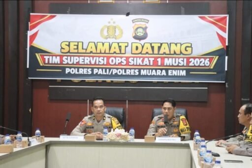 Polres PALI dan Muara Enim Jalani Supervisi Ops Sikat I Musi 2026 Polres PALI dan Muara Enim Jalani Supervisi Ops Sikat I Musi 2026