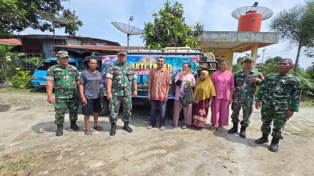 Bakti TNI ! Kodim 0205/Tanah Karo Salurkan Bantuan Air Bersih Untuk Warga Desa Raya Kecamatan Berastagi Bakti TNI ! Kodim 0205/Tanah Karo Salurkan Bantuan Air Bersih Untuk Warga Desa Raya Kecamatan Berastagi