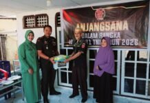 Dandim 1409/Gowa Pimpin Langsung Kunjungan Sosial ke Rumah Pengurus Ormas dan TMP