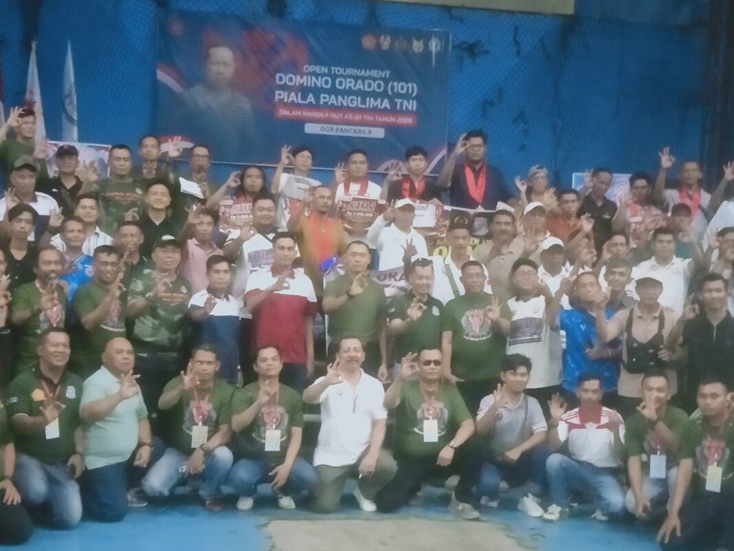 Letkol Kav Sahid Winagiri S.hub int . MM. Buka Turnamen Domino ORADO 101 Piala Panglima TNI di GOR Pancasila Letkol Kav Sahid Winagiri S.hub int . MM. Buka Turnamen Domino ORADO 101 Piala Panglima TNI di GOR Pancasila