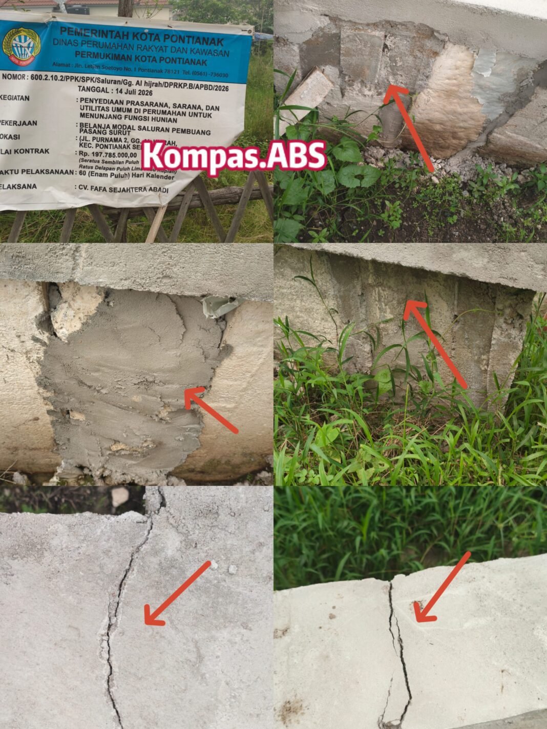 Pengawasan Vacum : Kualitas Bangunan Drainase Gg. AL HIJRAH, Jauh Dari Harapan Pengawasan Vacum : Kualitas Bangunan Drainase Gg. AL HIJRAH, Jauh Dari Harapan