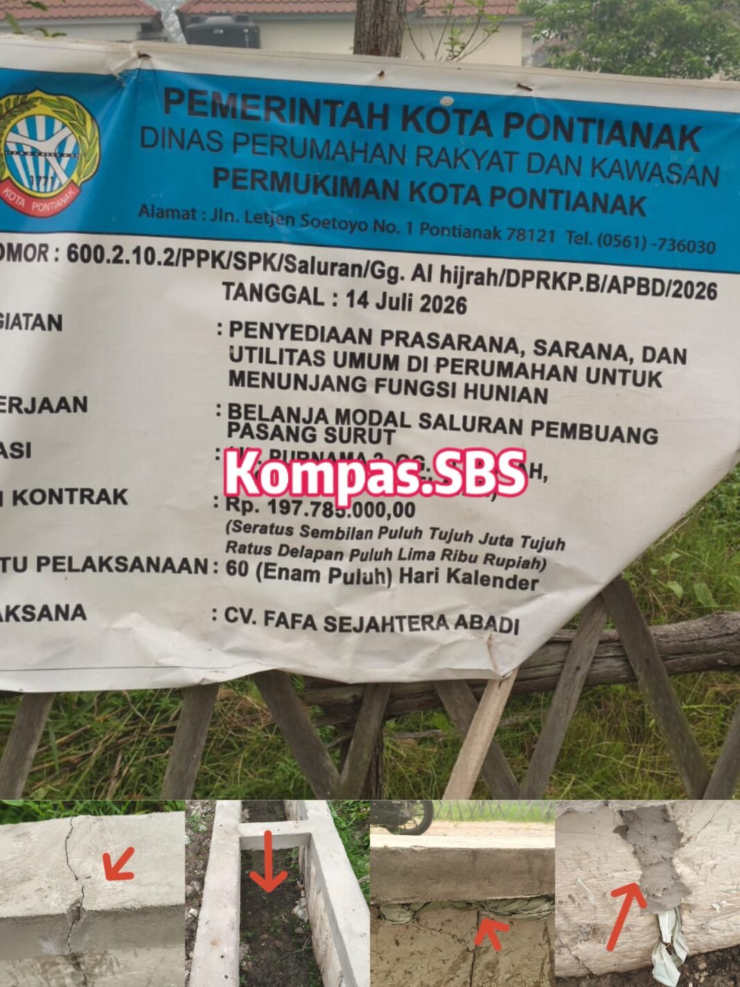 Fisik Berantakan, Proyek Saluran Gg AL HIJRAH jln Purnama 2 Tidak Sesuai Harapan Fisik Berantakan, Proyek Saluran Gg AL HIJRAH jln Purnama 2 Tidak Sesuai Harapan