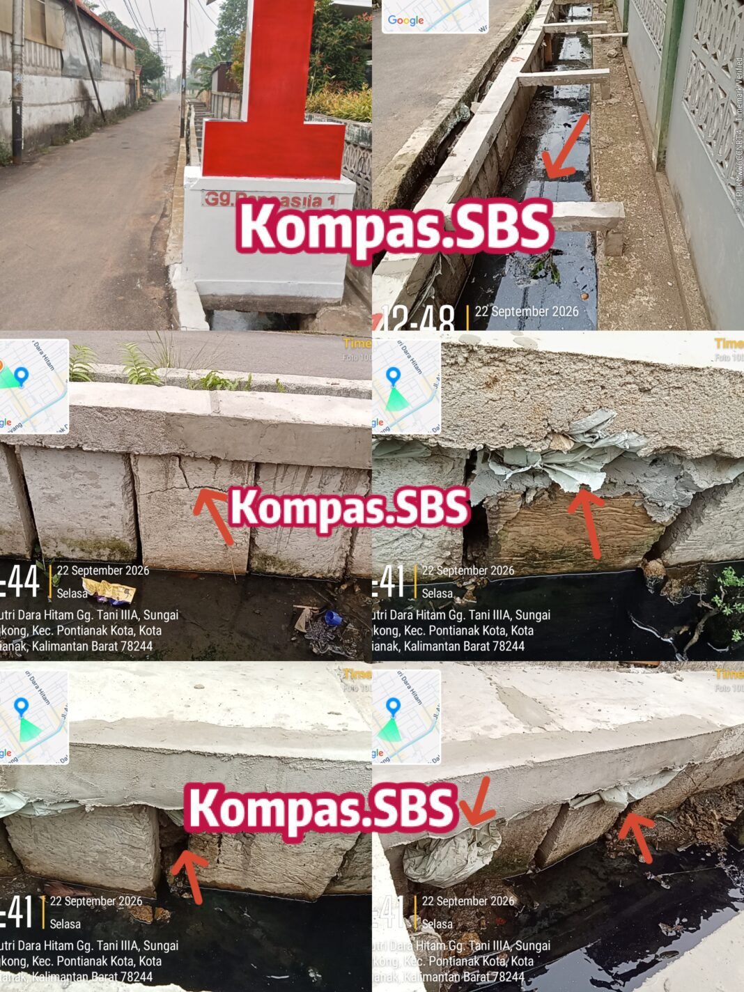 Proyek Saluran Di Gg Pancasila 1 Kondisi Fisiknya Berantakan. Dinas Banyak Santainya Proyek Saluran Di Gg Pancasila 1 Kondisi Fisiknya Berantakan. Dinas Banyak Santainya