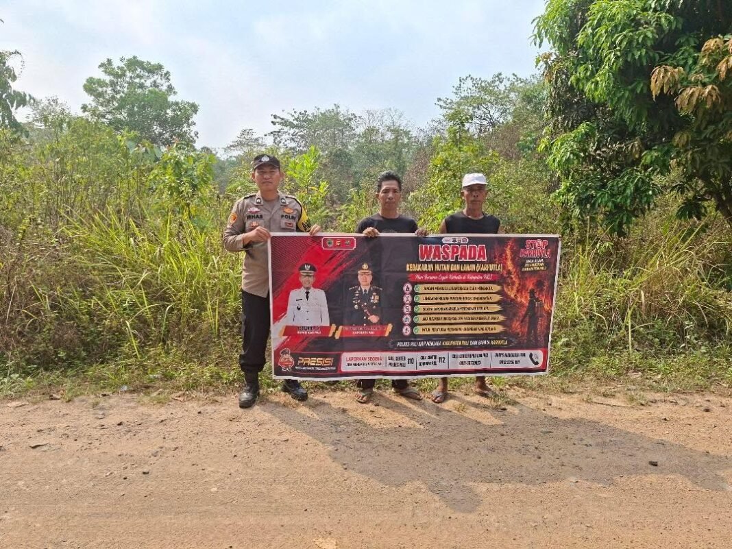 Kapolsek Talang Ubi Sosialisasikan Larangan Membuka Lahan dengan Cara Dibakar Kapolsek Talang Ubi Sosialisasikan Larangan Membuka Lahan dengan Cara Dibakar