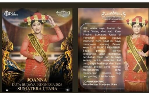 Hakim Torong SH : Mari Mendukung Kalak Karo ” Joanna Br Ginting ” Untuk Duta Budaya Indonesia 2026 Hakim Torong SH : Mari Mendukung Kalak Karo ” Joanna Br Ginting ” Untuk Duta Budaya Indonesia 2026