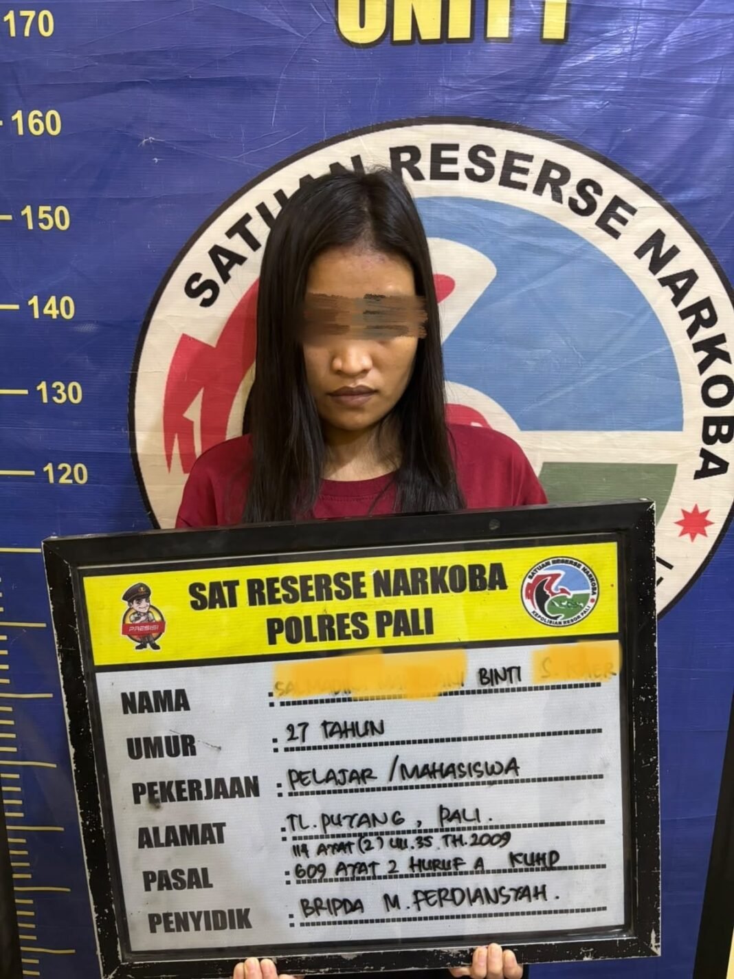 Diduga Jual Sabu, Perempuan 27 Tahun Ditangkap Satresnarkoba Polres PALI Diduga Jual Sabu, Perempuan 27 Tahun Ditangkap Satresnarkoba Polres PALI