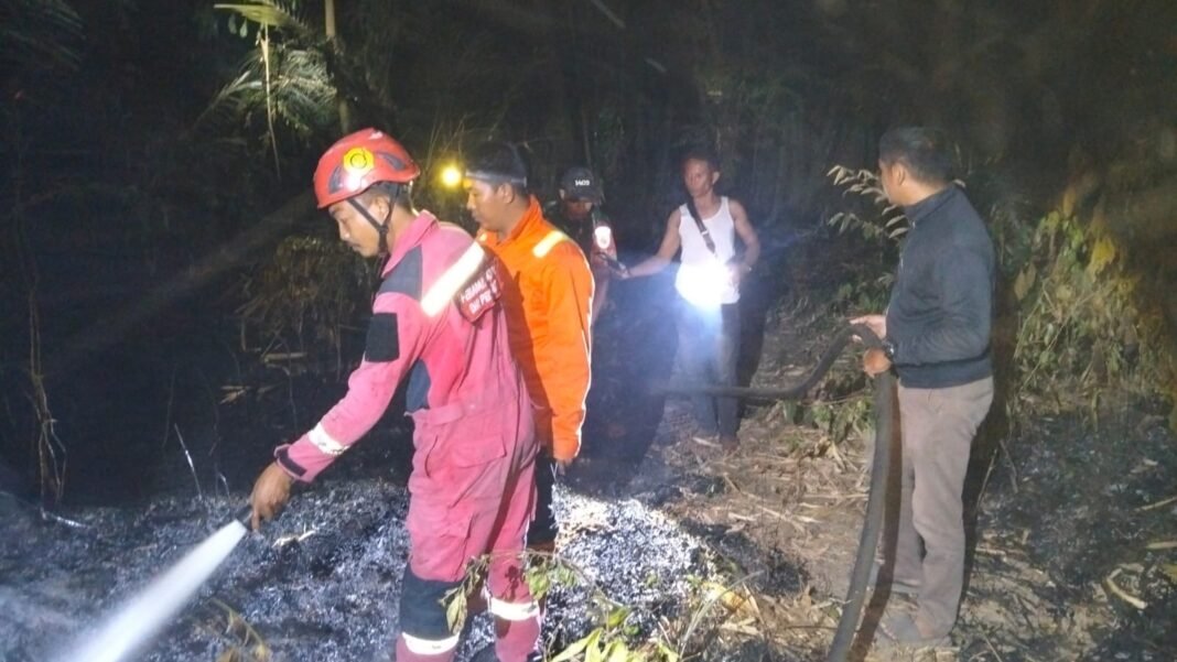 Babinsa dan Damkar Gowa Padamkan Kebakaran Lahan Seluas 50 Hektare Babinsa dan Damkar Gowa Padamkan Kebakaran Lahan Seluas 50 Hektare
