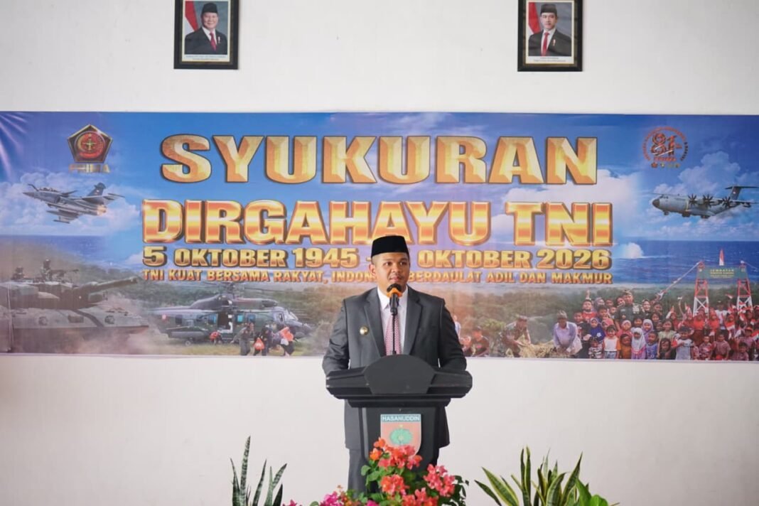 Hadiri Syukuran HUT Ke-81 TNI, Bupati Bantaeng Apresiasi Dedikasi dan Pengabdian Prajurit Hadiri Syukuran HUT Ke-81 TNI, Bupati Bantaeng Apresiasi Dedikasi dan Pengabdian Prajurit