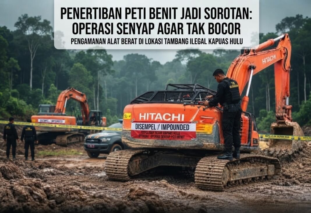 Penertiban PETI Benit Jadi Sorotan, Warga: Oprasi Harus Senyap Agar Tak Bocor Penertiban PETI Benit Jadi Sorotan, Warga: Oprasi Harus Senyap Agar Tak Bocor