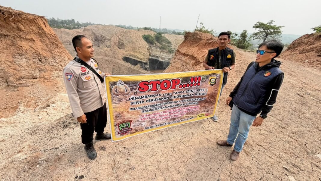 Polsek Lawang Kidul Pantau Lokasi PETI di Keban Agung, Temukan Lubang Galian Batu Bara Polsek Lawang Kidul Pantau Lokasi PETI di Keban Agung, Temukan Lubang Galian Batu Bara