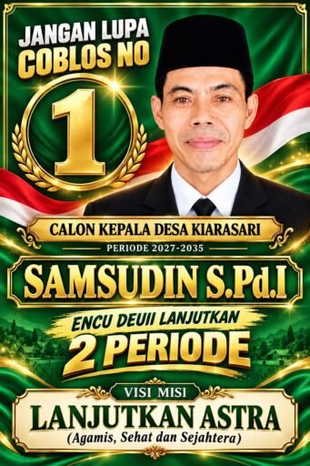 Samsudin S,Pd,I, Kades Incumbent Kembali Maju Dalam Pilkades Desa Kiarasarib, Desember Mendatang Samsudin S,Pd,I, Kades Incumbent Kembali Maju Dalam Pilkades Desa Kiarasarib, Desember Mendatang