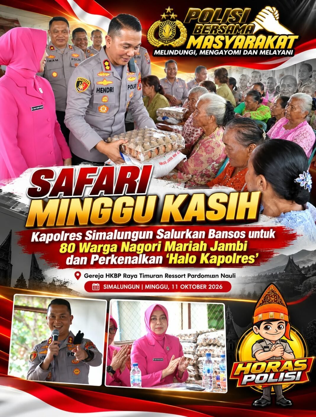 Minggu Kasih di Gereja : Kapolres Simalungun Salurkan Bansos Dan Perkenalkan “Halo Kapolres” Minggu Kasih di Gereja : Kapolres Simalungun Salurkan Bansos Dan Perkenalkan “Halo Kapolres”