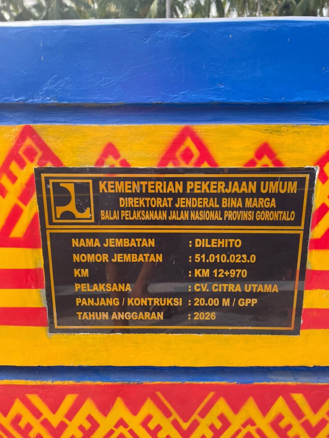 LSM KIBAR DESAK INSPEKTORAT JENDERAL KEMENTERIAN PU AUDIT JEMBATAN DILEHITO SENILAI RP12,4 MILIAR LSM KIBAR DESAK INSPEKTORAT JENDERAL KEMENTERIAN PU AUDIT JEMBATAN DILEHITO SENILAI RP12,4 MILIAR