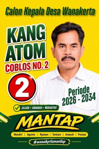 Kang Atom Nomor urut 2: Siap Bawa Perubahan Nyata Untuk Warga Desa Wanakerta Lebih Baik Kang Atom Nomor urut 2: Siap Bawa Perubahan Nyata Untuk Warga Desa Wanakerta Lebih Baik