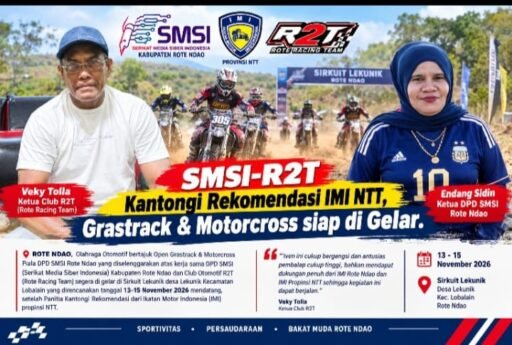 SMSI-R2T Kantongi Rekomendasi IMI NTT, Grastrack & Motorcross siap di Gelar. SMSI-R2T Kantongi Rekomendasi IMI NTT, Grastrack & Motorcross siap di Gelar.