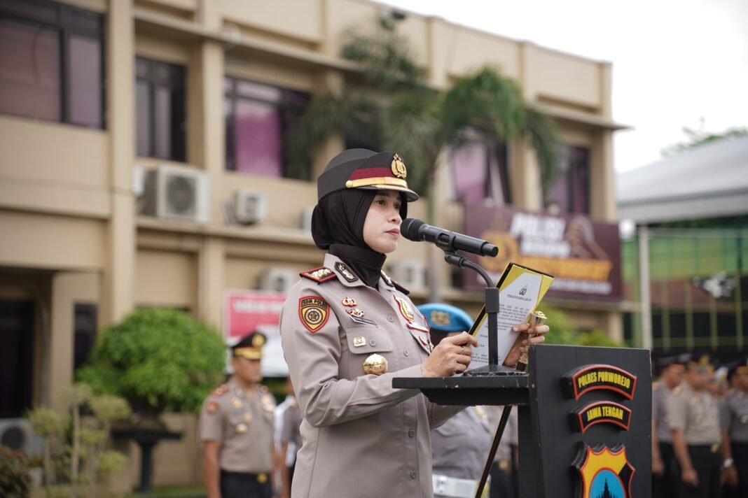 Kapolres Purworejo AKBP Erma Rahayu Pimpin Langsung Sertijab Rotasi PJU Dan Kapolsek Kapolres Purworejo AKBP Erma Rahayu Pimpin Langsung Sertijab Rotasi PJU Dan Kapolsek
