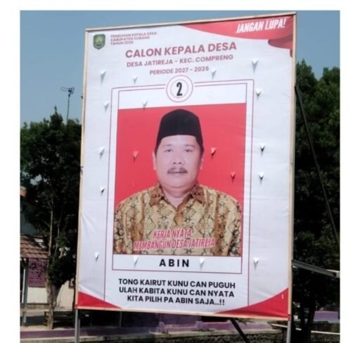 ABIN NOMOR 1, OPTIMIS UNTUK MELANJUTKAN KERJA NYATA KEPEMIMPINAN DESA JATIREJA PERIODE 2026-2034 ABIN NOMOR 1, OPTIMIS UNTUK MELANJUTKAN KERJA NYATA KEPEMIMPINAN DESA JATIREJA PERIODE 2026-2034