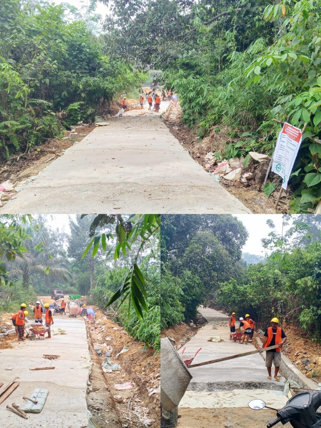 Dinas PUPR Landak : Pemasangan Papan Plang Tertunda Karna Kondisi Hujan Dinas PUPR Landak : Pemasangan Papan Plang Tertunda Karna Kondisi Hujan